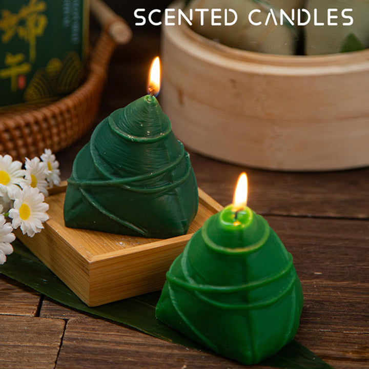 Buddha Stones Dragon Boat Festival Zongzi Modello Candela Profumata Regalo Per Famiglia Amici