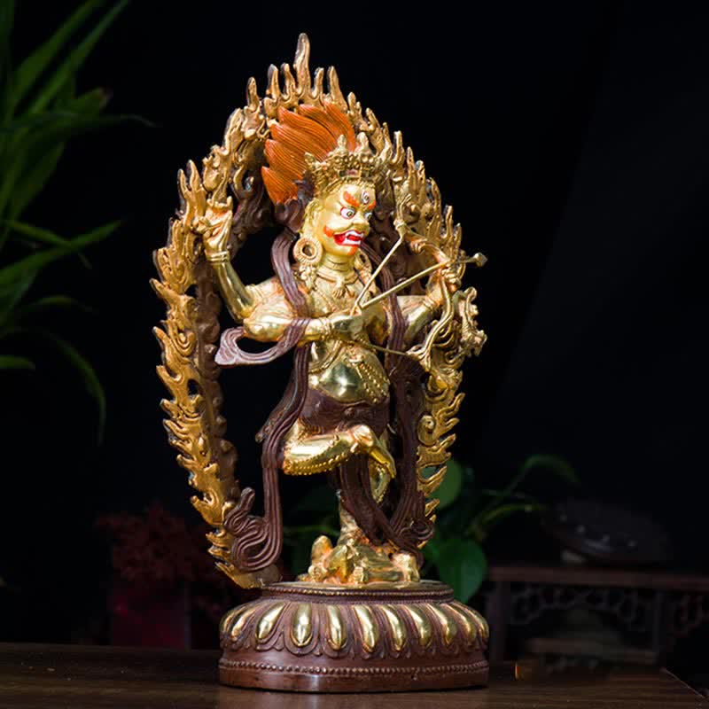 Statua di Buddha Kurukulla in rame, decorazione per la casa, serenità