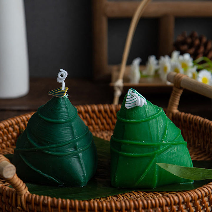 Buddha Stones Dragon Boat Festival Zongzi Modello Candela Profumata Regalo Per Famiglia Amici