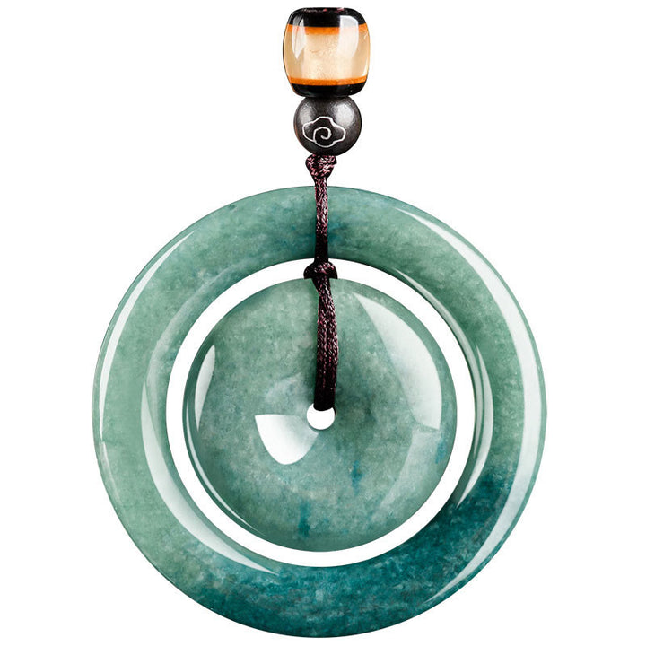 Collana Buddha Stones con fibbia per la pace, fortuna e prosperità