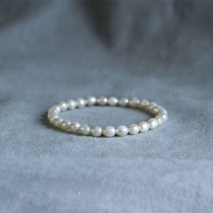 Braccialetto di perline curative in perle naturali Buddha Stones
