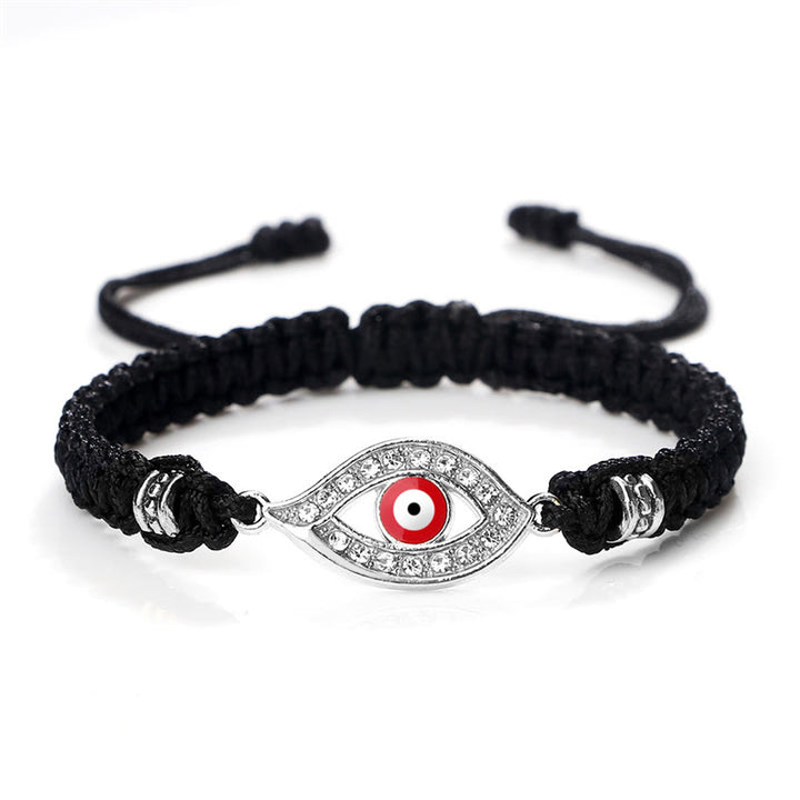 Braccialetto di corda Buddha Stones Evil Eye Keep Away Evil Spirits