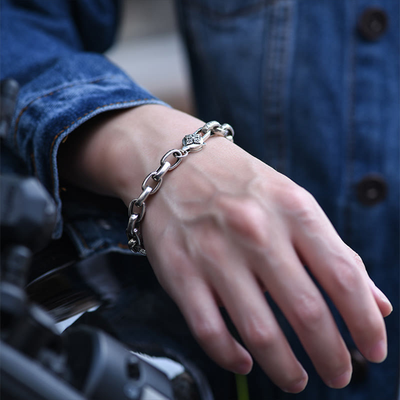 Braccialetto della saggezza inciso in rame con Buddha Stones Om Mani Padme Hum Double Dorje - image 16