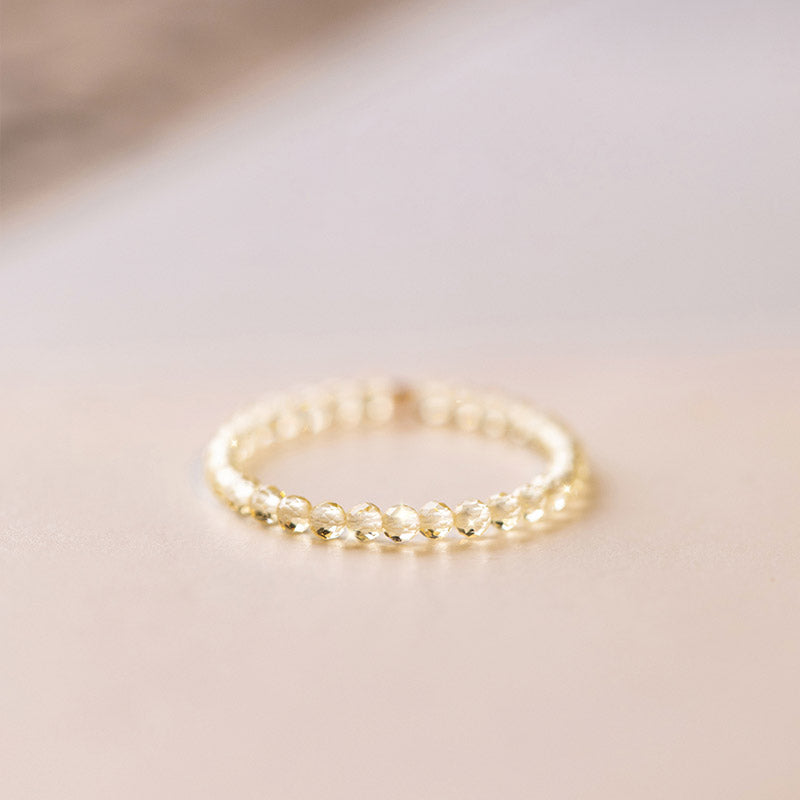 Anello portafortuna con citrino naturale Buddha Stones , simbolo di felicità e prosperità. - image 10