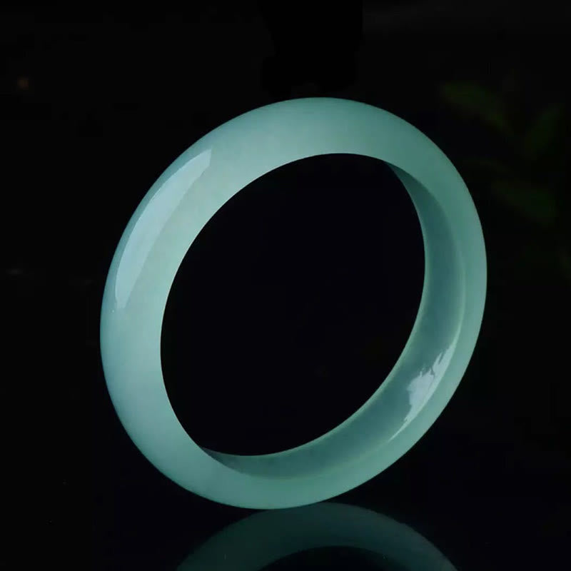 Braccialetto Buddha Stones Natural Jade Luck Healing Prosperity Bangle