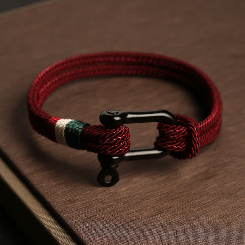 Bracciale con fibbia in acciaio inossidabile con design semplice Buddha Stones Luck