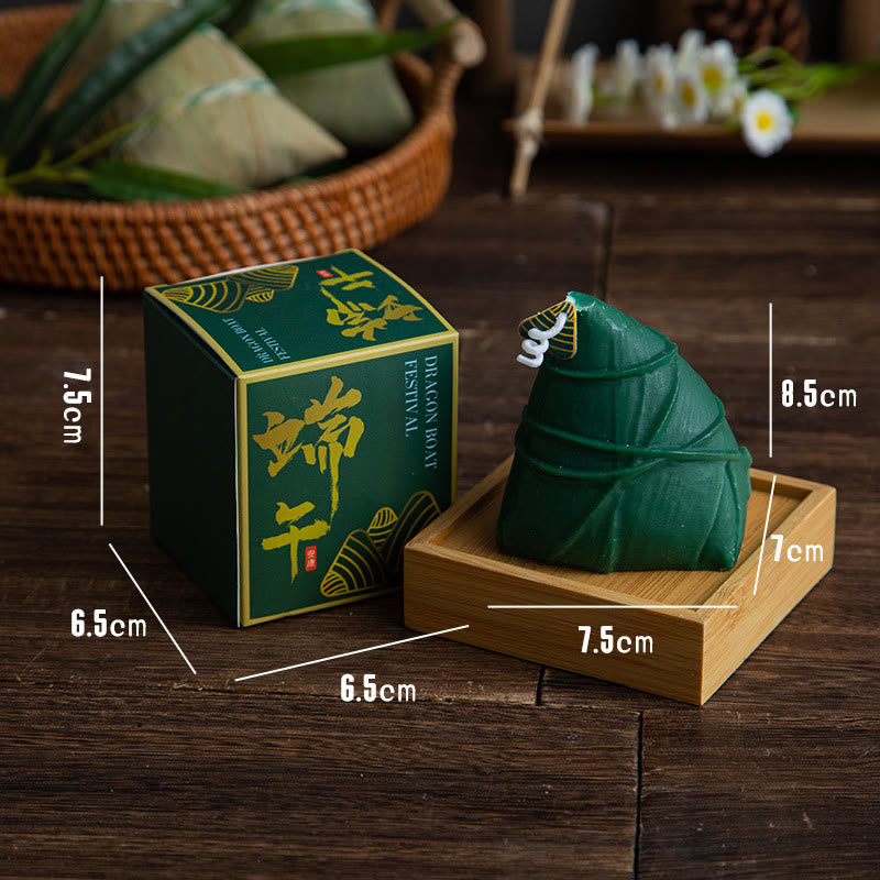 Buddha Stones Dragon Boat Festival Zongzi Modello Candela Profumata Regalo Per Famiglia Amici