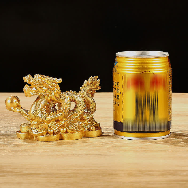 Buddha Stones Feng Shui Drago Moneta di rame Ricchezza Successo Fortuna Decorazione - image 8