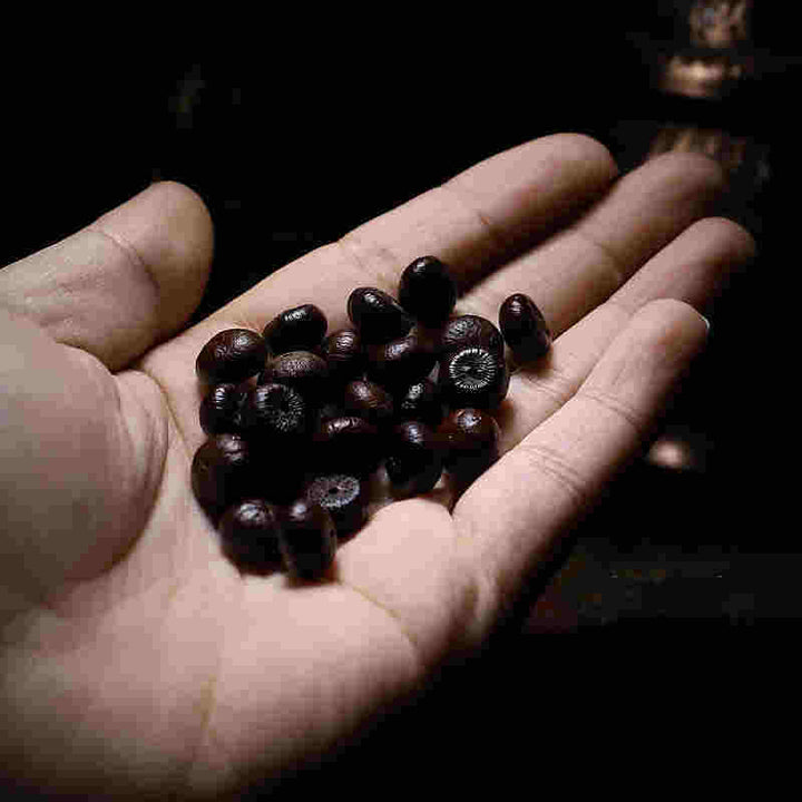 Buddha Stones Tibet 108 Mala Beads Viola Bodhi Seed Bagua Vajra Braccialetto di Auspicio