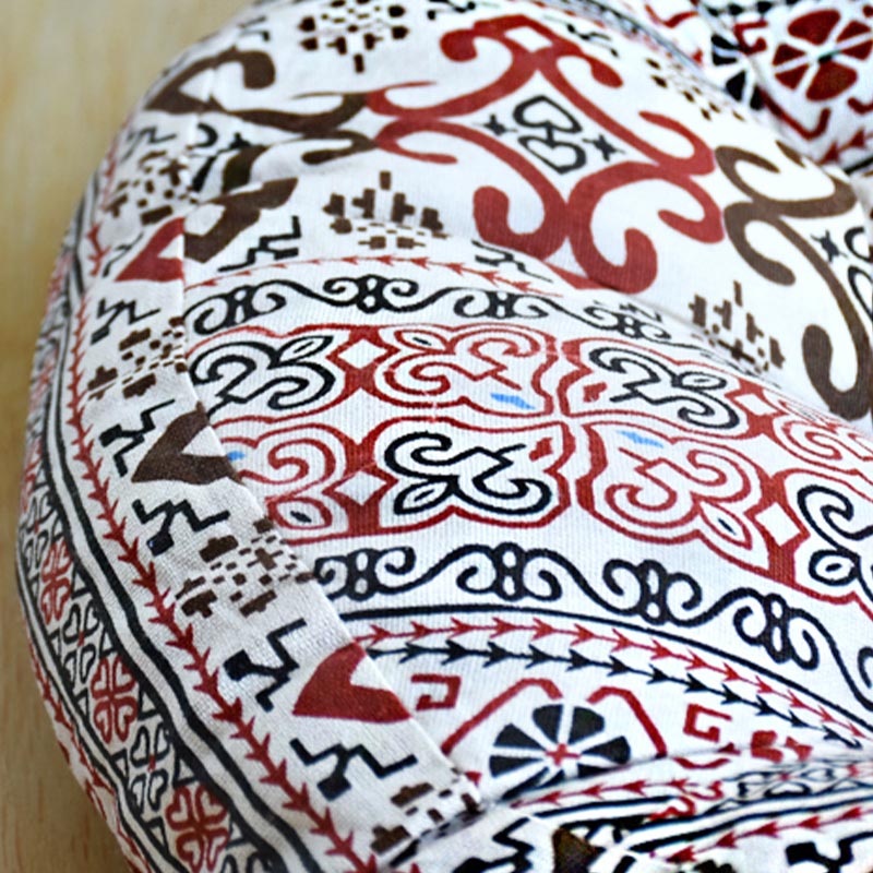 Cuscino per seduta da meditazione in cotone e lino, decorazione per la casa - image 6