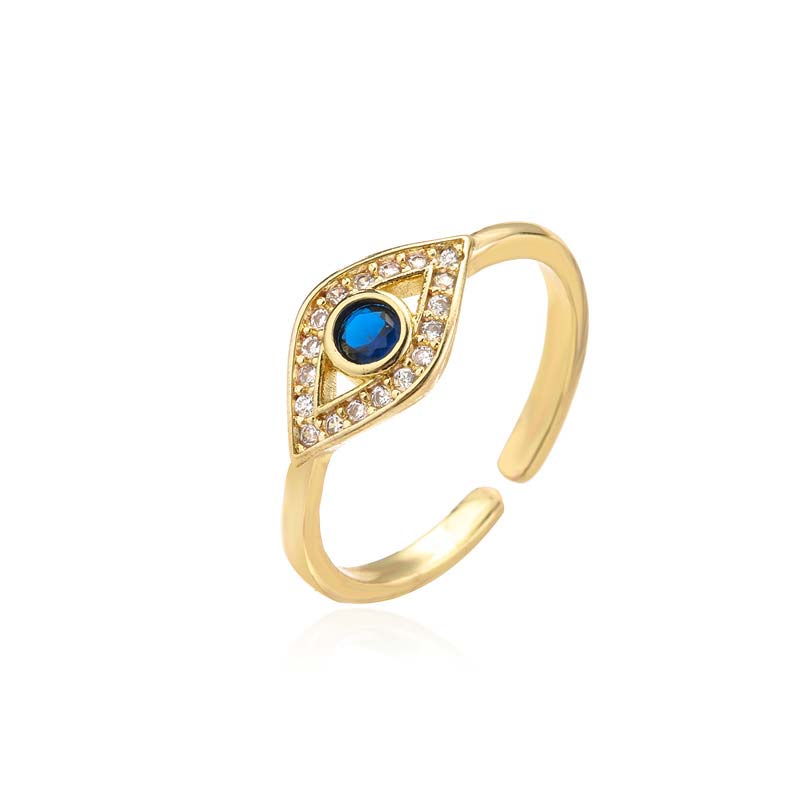 Anello di rame con benedizione per protezione dal malocchio Buddha Stones