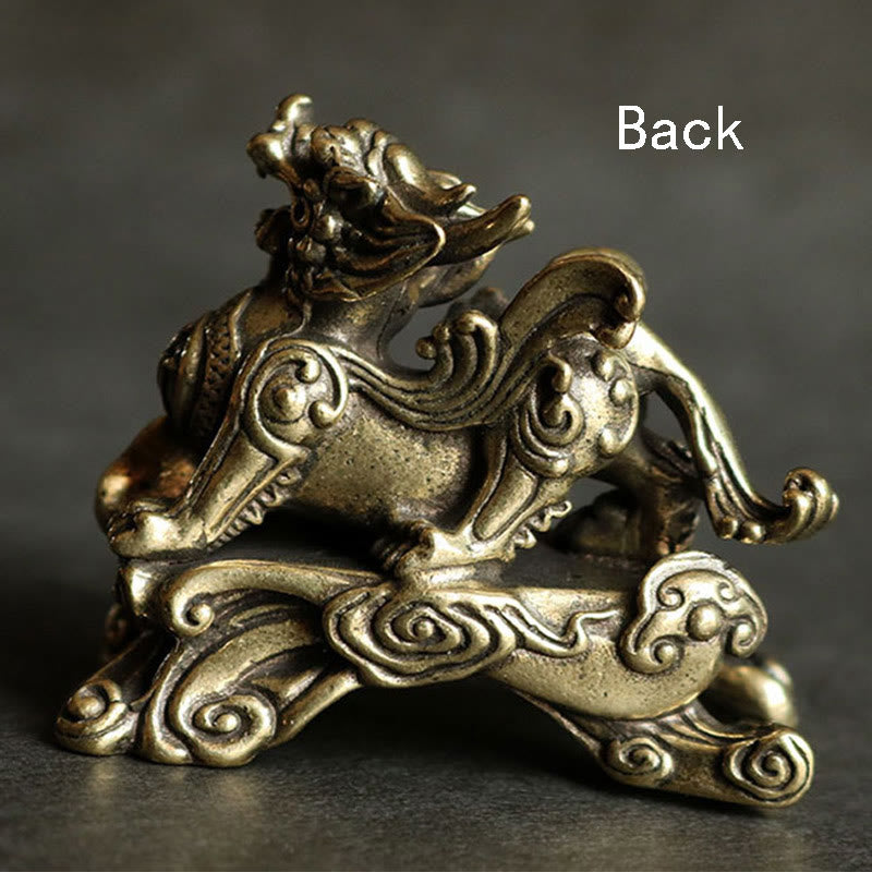 Buddha Stones fatte a mano FengShui PiXiu Rame Ricchezza Fortuna Decorazione - image 4