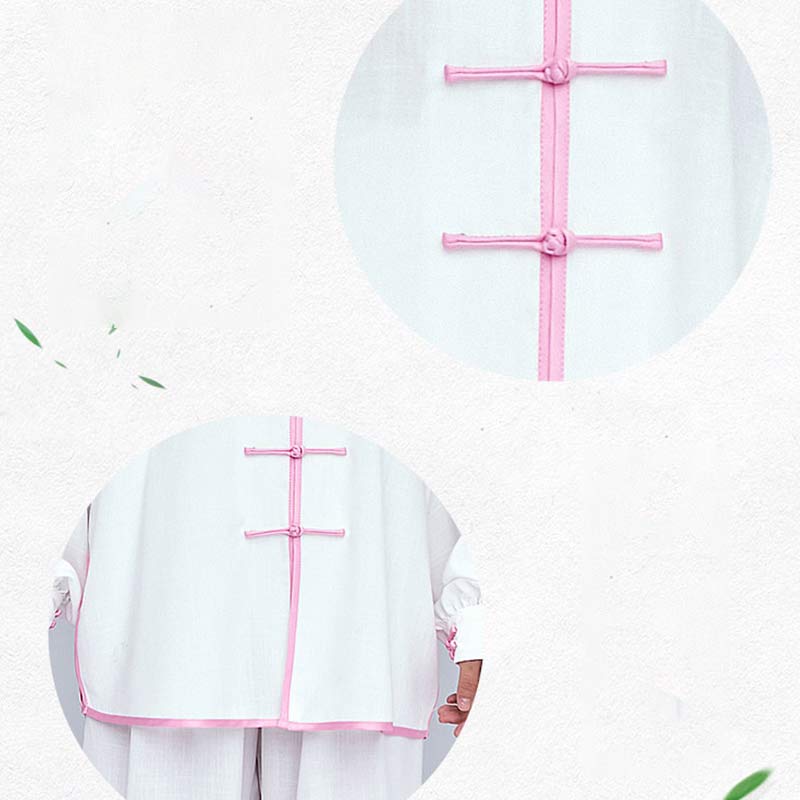 Buddha Stones Meditazione Zen Preghiera Spirituale Tai Chi Qigong Pratica Unisex Ricamo Abbigliamento Set - image 18