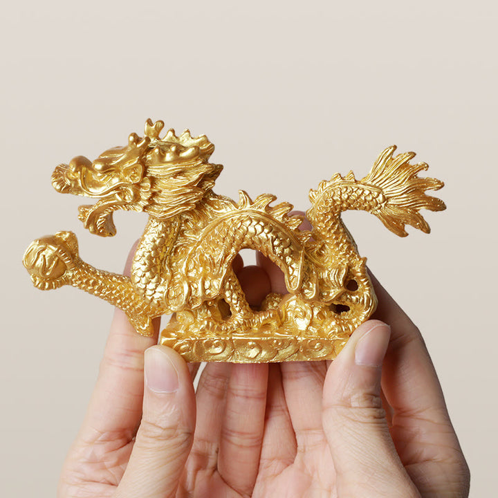 Buddha Stones Feng Shui Drago Nuvola di buon auspicio Ricchezza Fortuna Decorazione