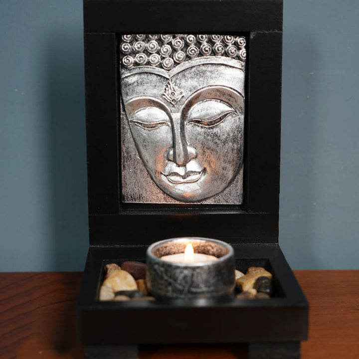 Buddha Stones Buddha Compassione Serenità Casa Preghiera Altare Zen Decorazione - image 13