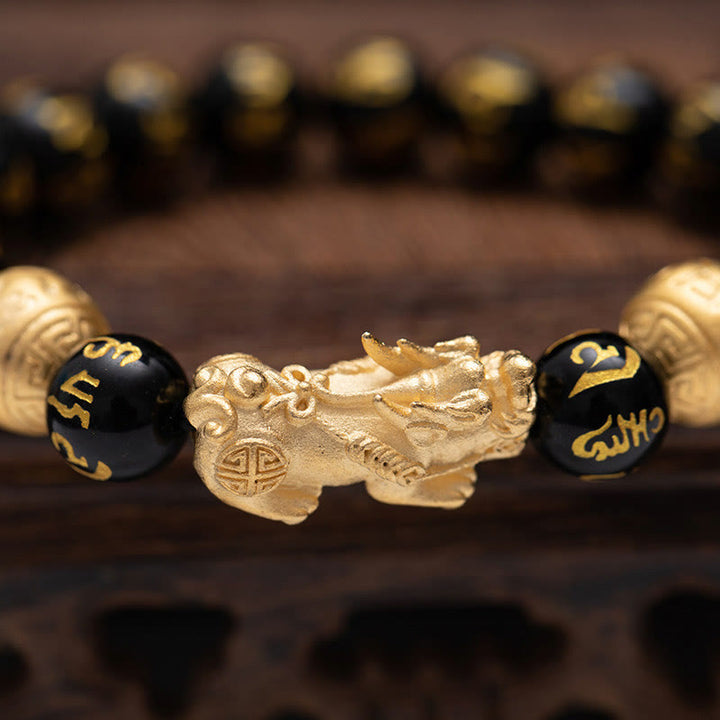 Buddha Stones che assorbono le energie negative Ossidiana Bundle
