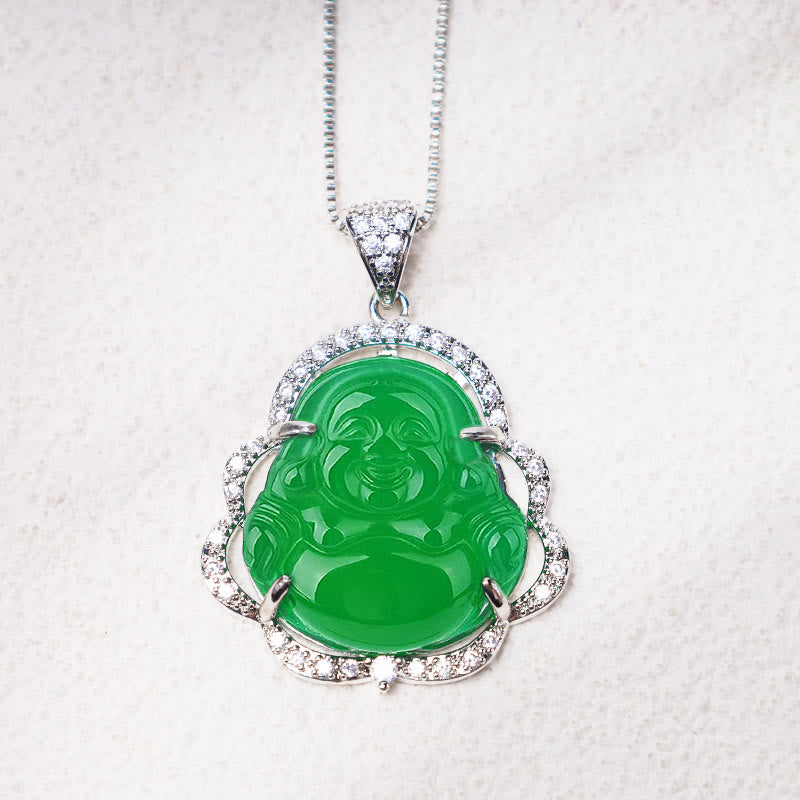 Collana Buddha Stones Buona Fortuna Buddha Ridente - image 8