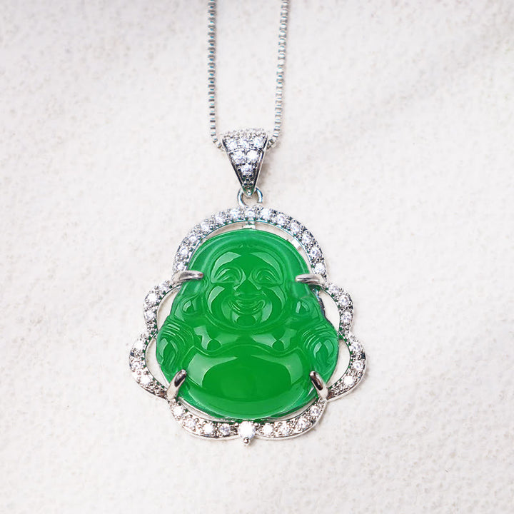 Collana Buddha Stones Buona Fortuna Buddha Ridente - image 8