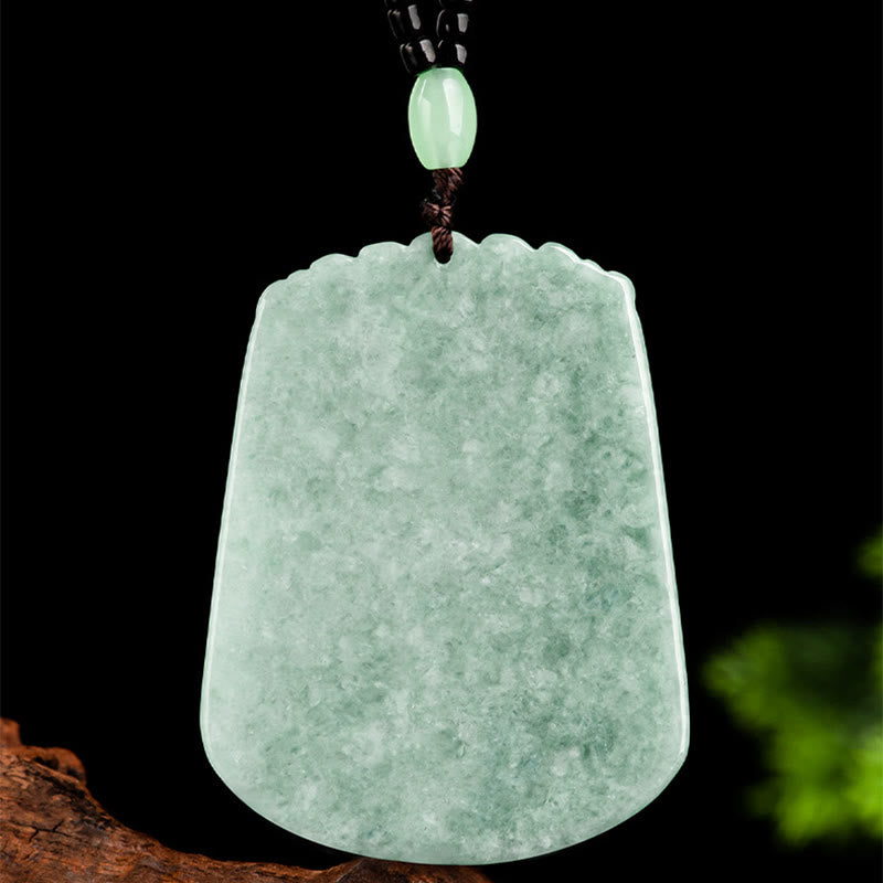 Buddha Stones Anno del Drago Zodiaco Cinese Drago che vola in Giada Protezione Perlina Catena Collana Pendente
