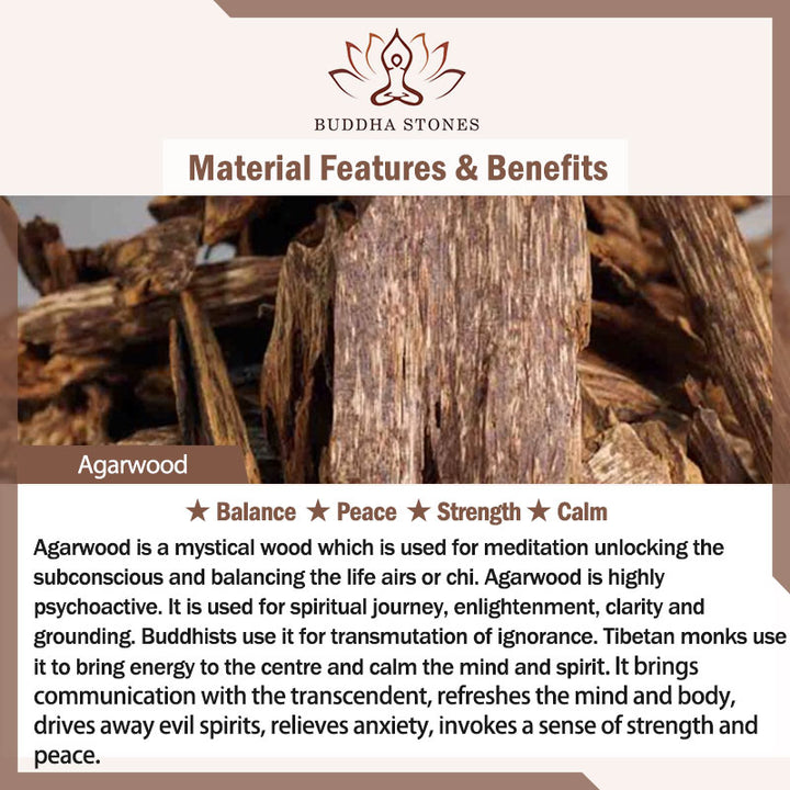 Buddha Stones Potala Tibetano Agarwood Sandalo Calma Incenso