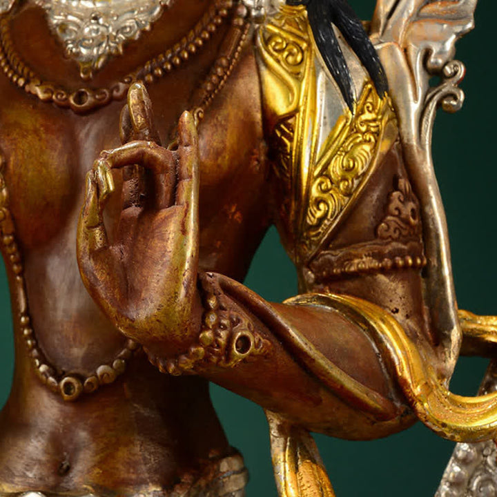 Decorazione della statua in rame della speranza di Tara Verde del Bodhisattva