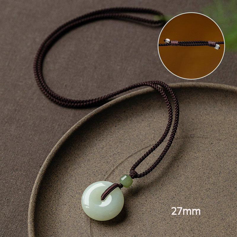 Collana Buddha Stones con fibbia per la pace, fortuna e prosperità
