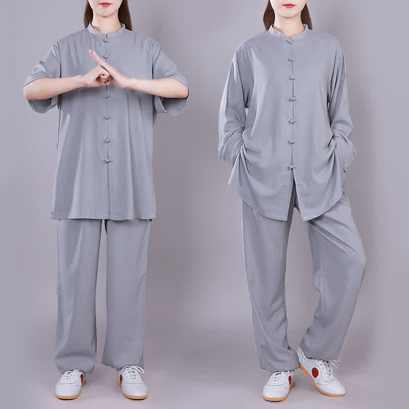 Set di abbigliamento unisex in cotone e lino , Buddha Stones, Tai Chi, Qigong, meditazione, preghiera, pratica spirituale Zen - image 24