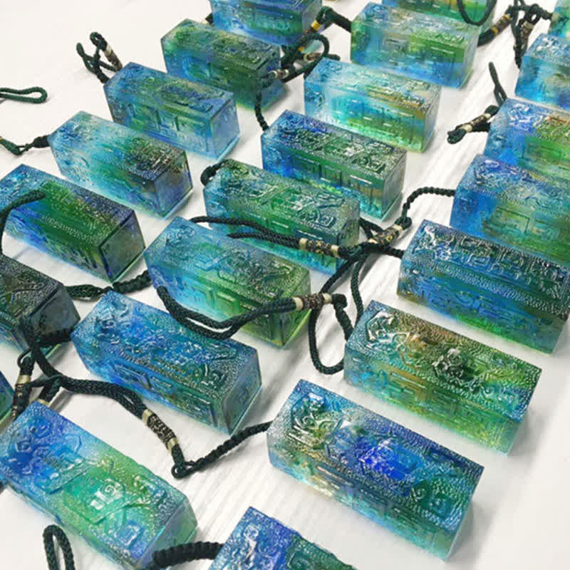 Buddha Stones Feng Shui Cristallo Liuli fatto a mano Pezzo d'arte Decorazione per la casa e l'ufficio - image 16