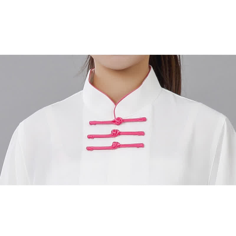 Buddha Stones Fiore di Loto Foglia Modello Tai Chi Meditazione Preghiera Spirituale Zen Pratica Abbigliamento Set da Donna - image 16