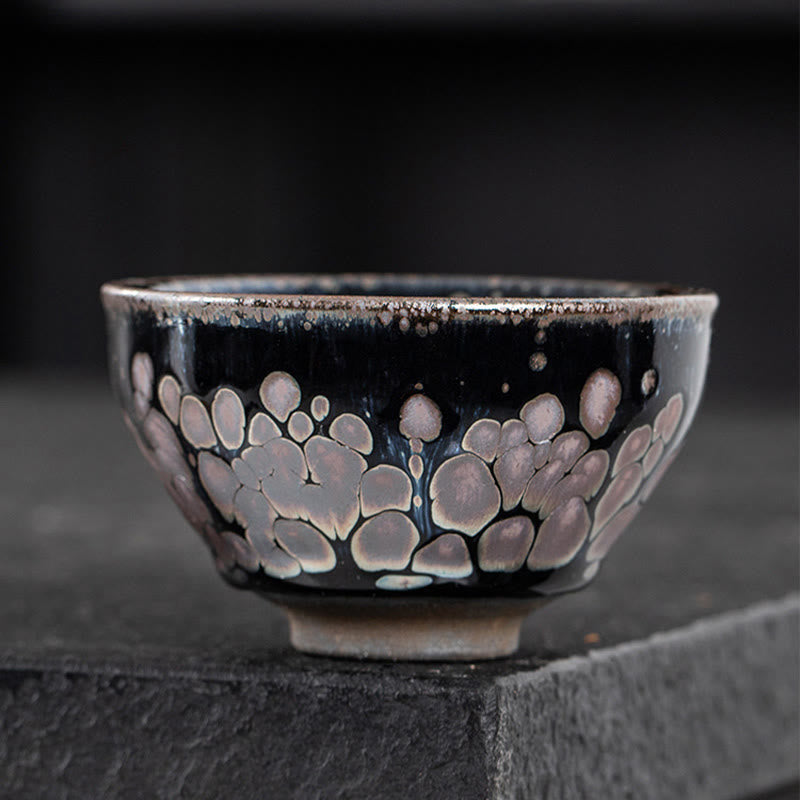 Buddha Stones fatte a mano Fiori di ciliegio Sakura Design Tazza da tè in ceramica cinese Jianzhan Tazza da tè Kung Fu