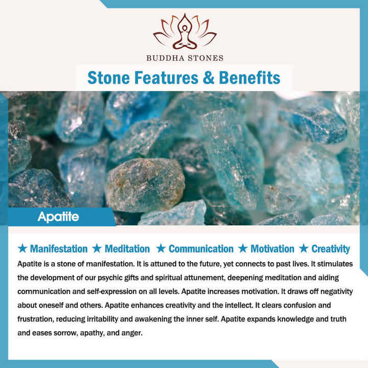 Buddha Stones Lazurite Picasso Jasper Amazzonite Rodonite Apatite Braccialetto di perline di preghiera di loto positivo