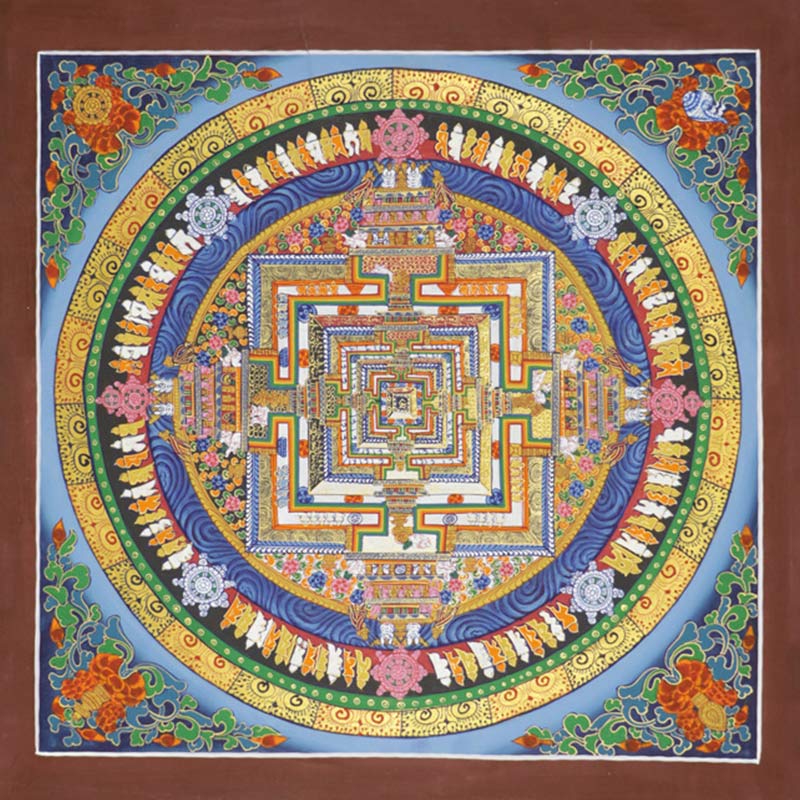 Buddha Stones Pittura Thangka tibetana, benedizione, decorazione fatta a mano - image 10