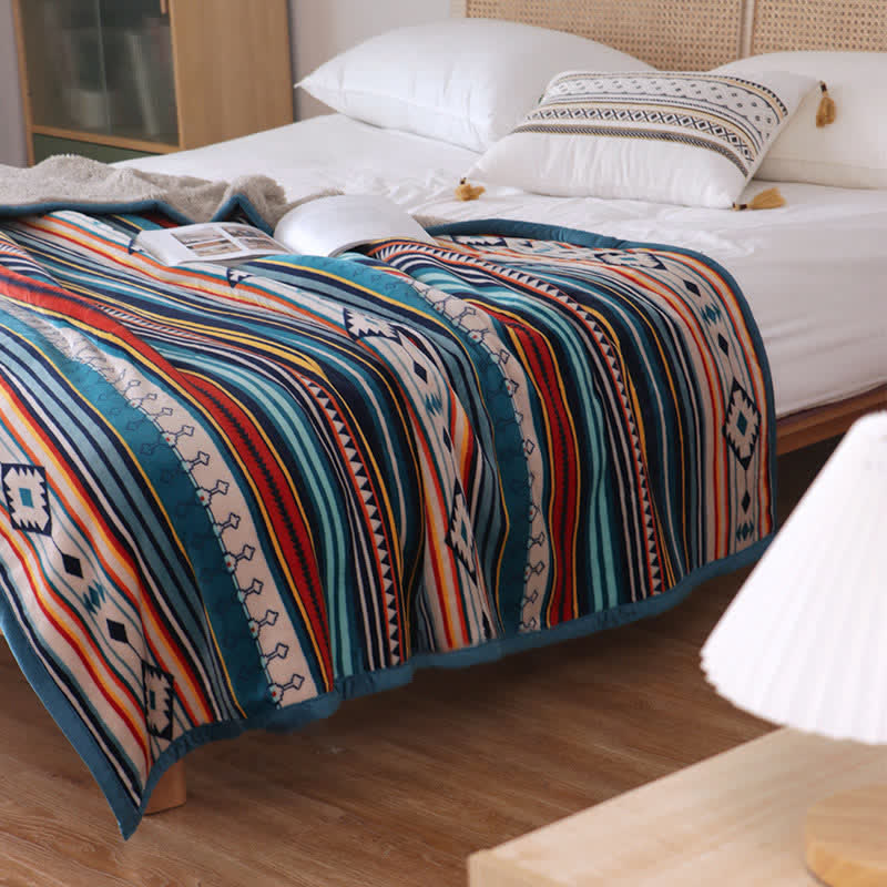 Coperta da letto morbida e calda geometrica Buddha Stones - 150*200 cm - image 11