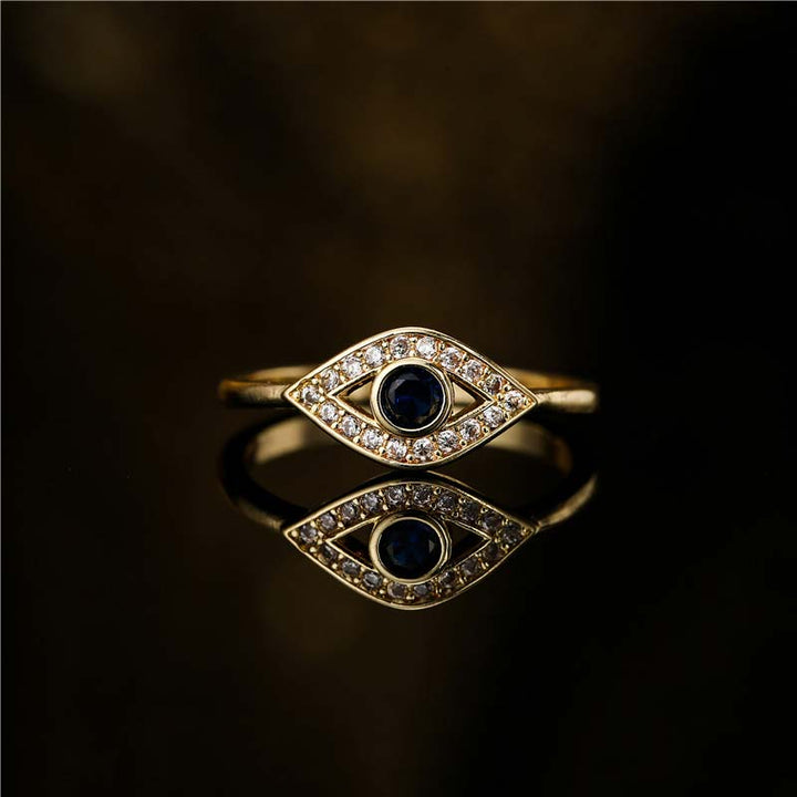 Anello di rame con benedizione per protezione dal malocchio Buddha Stones