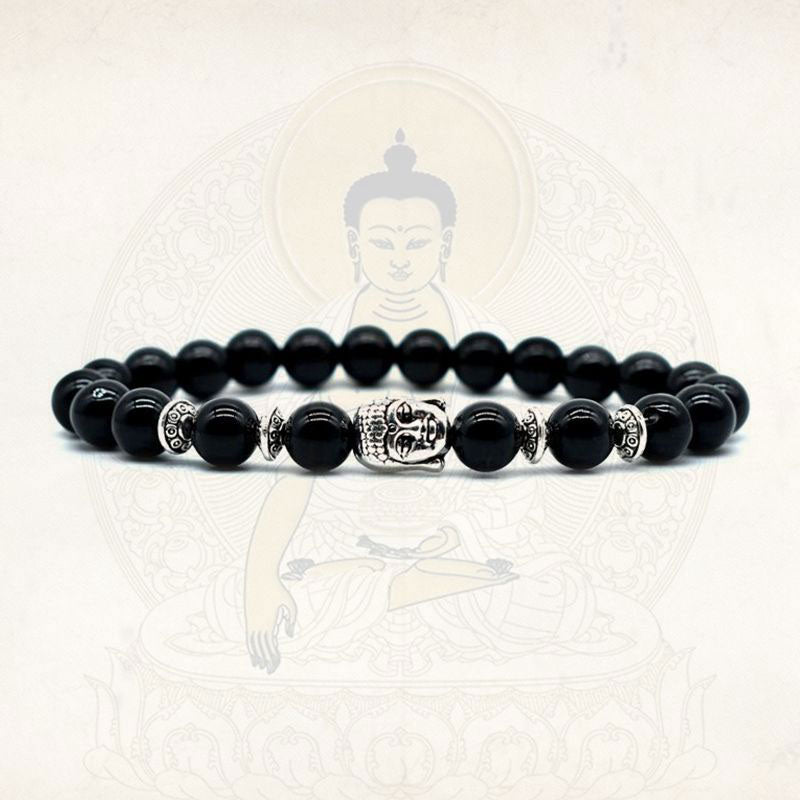 Braccialetto di guarigione dell'amore con Buddha Stones e ametista - image 12