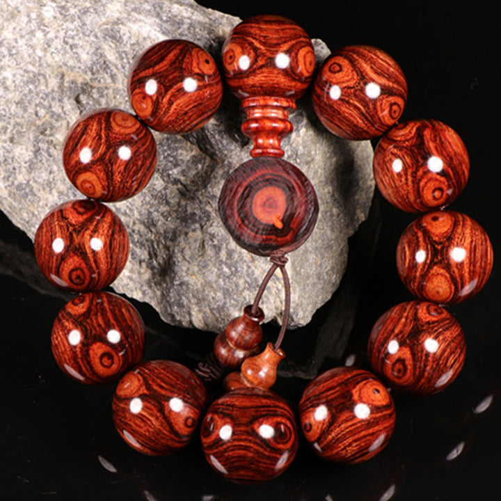 Braccialetto Buddha Stones Tibetan Rosewood Warmth (tipo casuale)