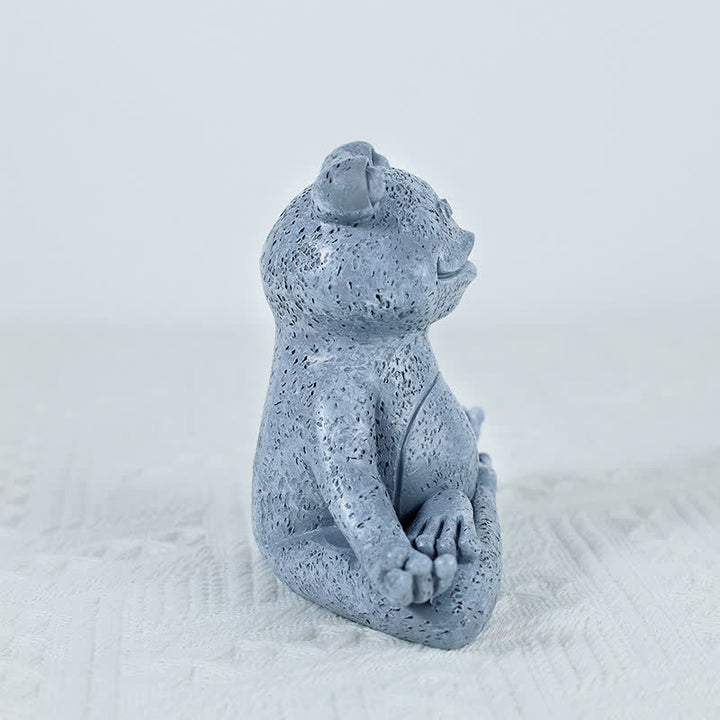 Meditazione Zen Cane Gatto Rana Decorazione