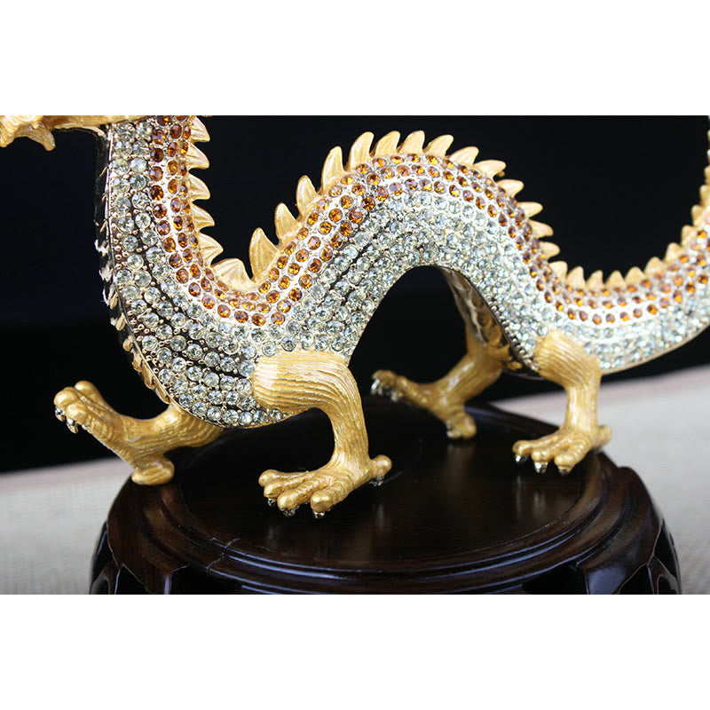 Buddha Stones fatte a mano Feng Shui Drago Fortuna Successo Decorazione della casa
