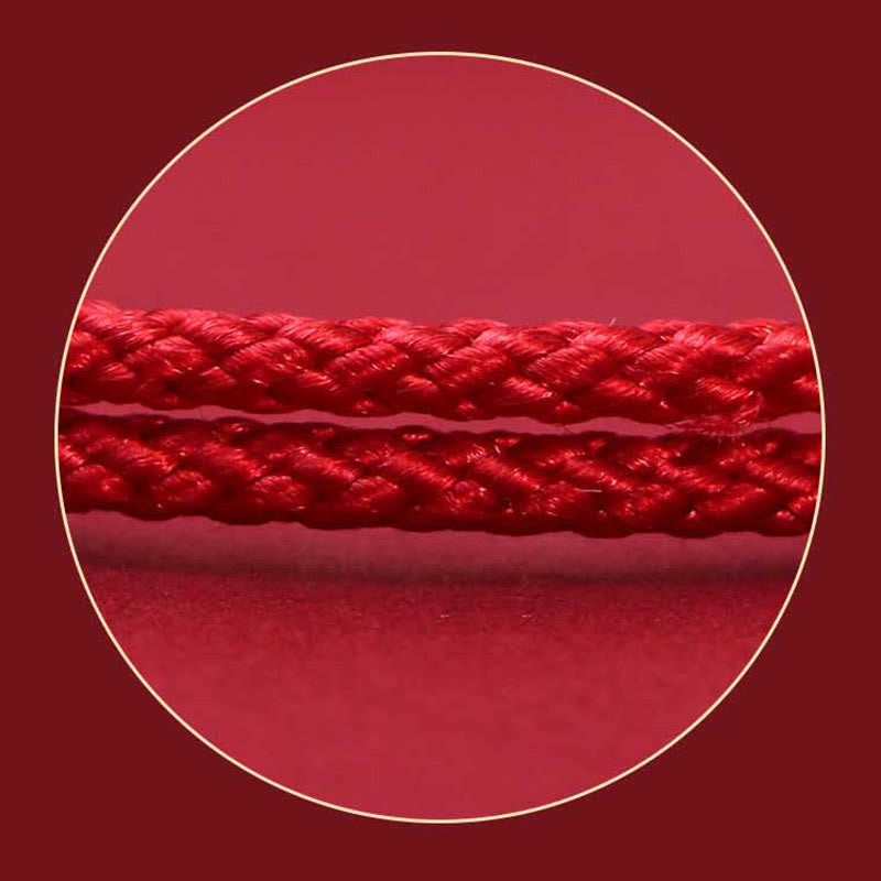 Bracciale intrecciato fatto a mano in argento sterling 925 con carattere PiXiu Fu , Buddha Stones - image 4