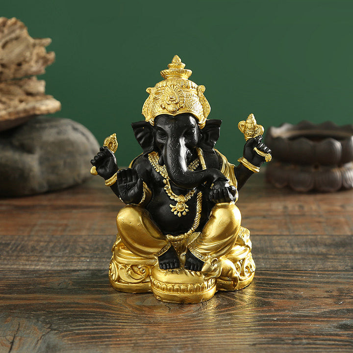 Decorazione tibetana Ganpati FengShui Buddha Stones