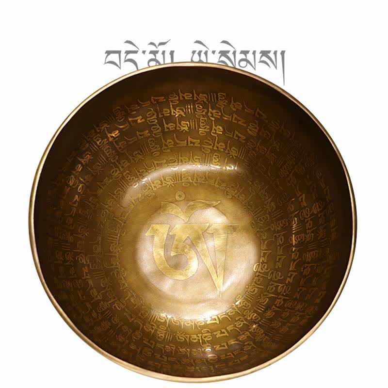 Ciotola tibetana Sutra realizzata a mano per la guarigione e la meditazione. Set di ciotole sonore per energia positiva. - image 7