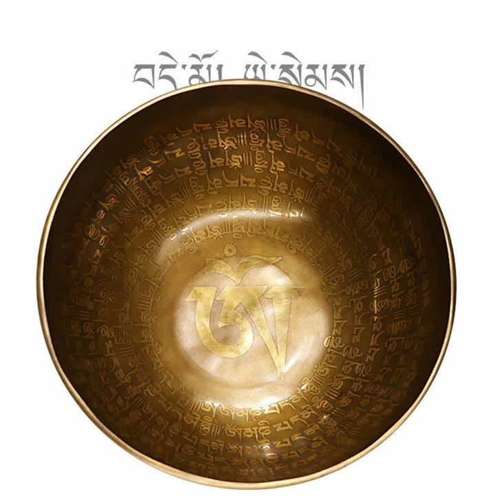 Ciotola tibetana Sutra realizzata a mano per la guarigione e la meditazione. Set di ciotole sonore per energia positiva. - image 7