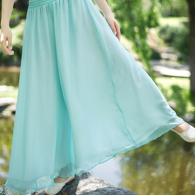 Buddha Stones 3 pezzi Yoga Chiffon Abbigliamento uniforme Meditazione Zen Pratica Set da donna - image 11