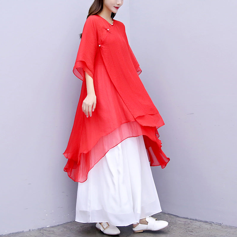 Buddha Stones 3 pezzi Yoga Chiffon Abbigliamento uniforme Meditazione Zen Pratica Set da donna - image 34