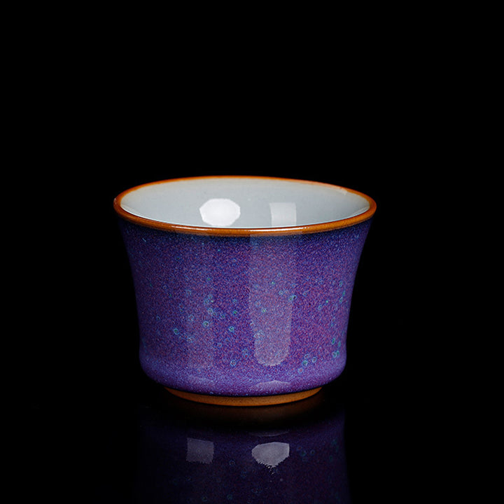 Buddha Stones Kiln Change Ceramica Bambù Design Tazza da tè Kung Fu Tazza da tè