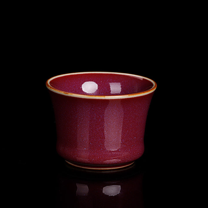 Buddha Stones Kiln Change Ceramica Bambù Design Tazza da tè Kung Fu Tazza da tè