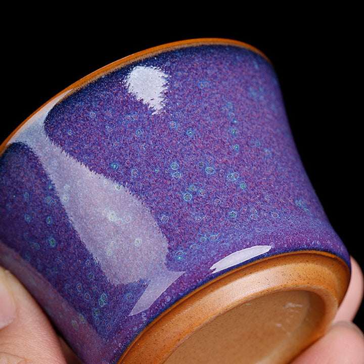 Buddha Stones Kiln Change Ceramica Bambù Design Tazza da tè Kung Fu Tazza da tè