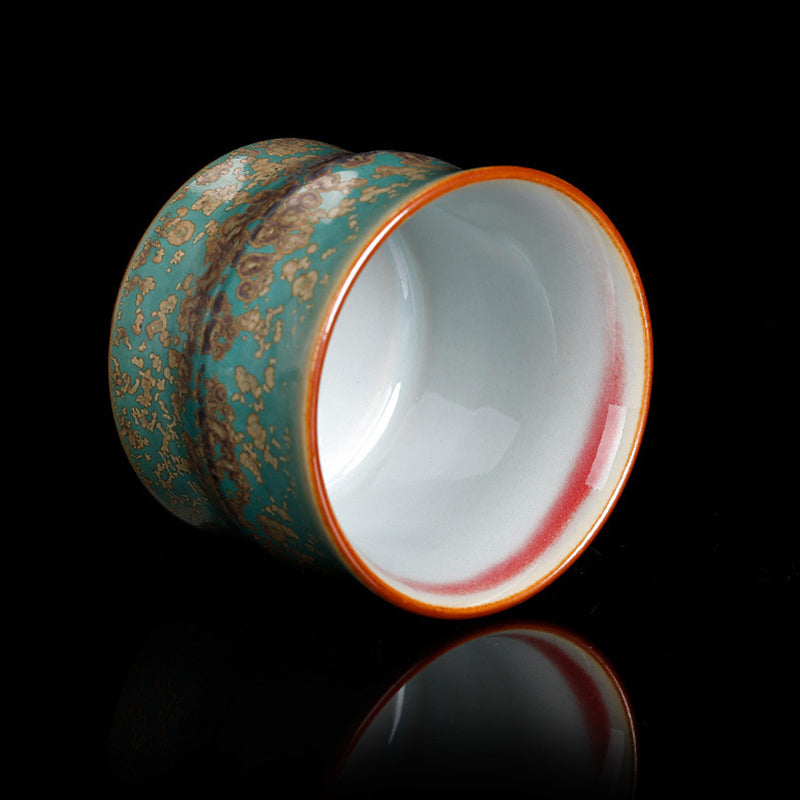 Buddha Stones Kiln Change Ceramica Bambù Design Tazza da tè Kung Fu Tazza da tè