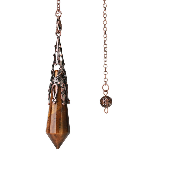 Collana di guarigione in pietra naturale occhio di tigre Buddha Stones