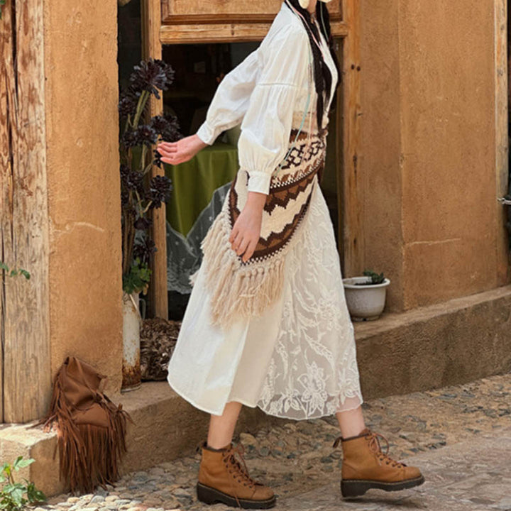 Buddha Stones marroni beige tibetane, in stile invernale, comodo da viaggio - image 6